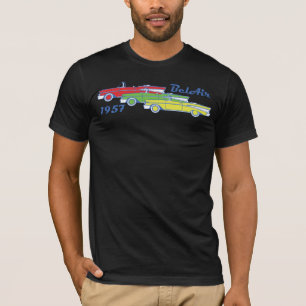 T-shirt Voiture 1957 classique convertible de Bel Air de