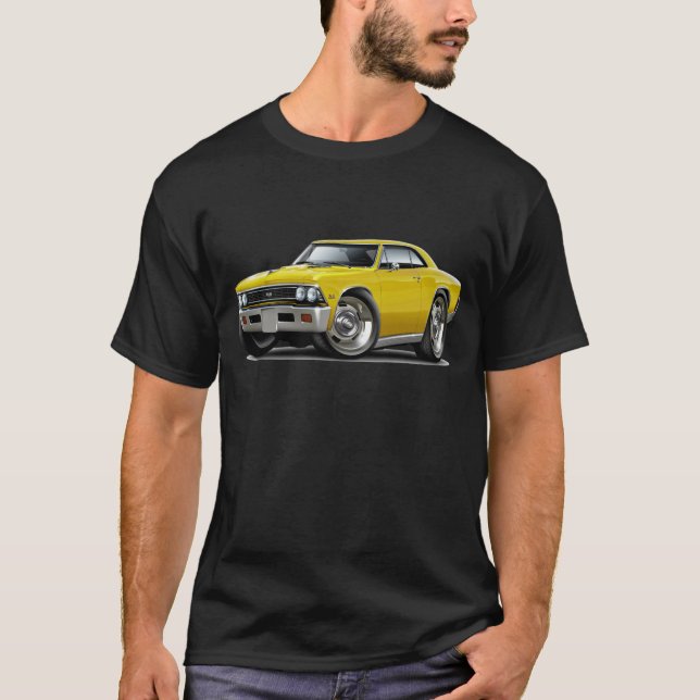 T-shirt Voiture 1966 jaune de Chevelle (Devant)