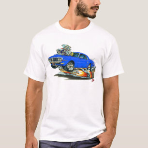 T-shirt Voiture 1967-68 de bleu de Firebird