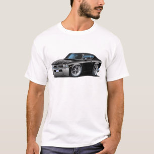 T-shirt Voiture 1968 noire de Chevelle