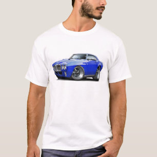 T-shirt Voiture 1969 de bleu de Firebird