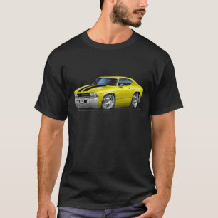 T-shirt Voiture 1969 Jaune-Noire de Chevelle