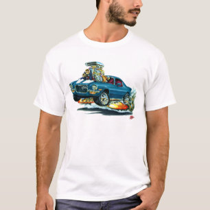 T-shirt Voiture 1970-72 Bleu-Blanche de Camaro