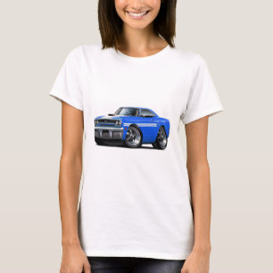 T-shirt Voiture 1970 Bleu-Blanche de Plymouth GTX