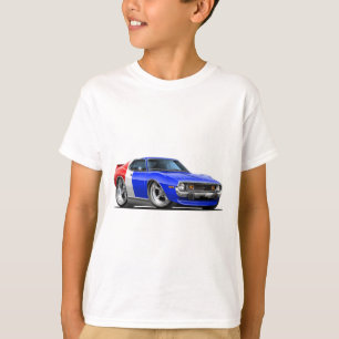 T-shirt Voiture 1971-72 bleue blanche rouge de javelot
