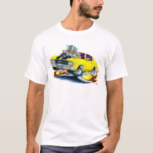 T-shirt Voiture 1971-72 Jaune-Noire de Chevelle
