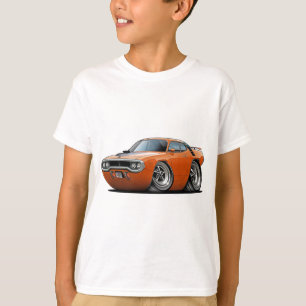 T-shirt Voiture 1971-72 Orange-Noire de Roadrunner