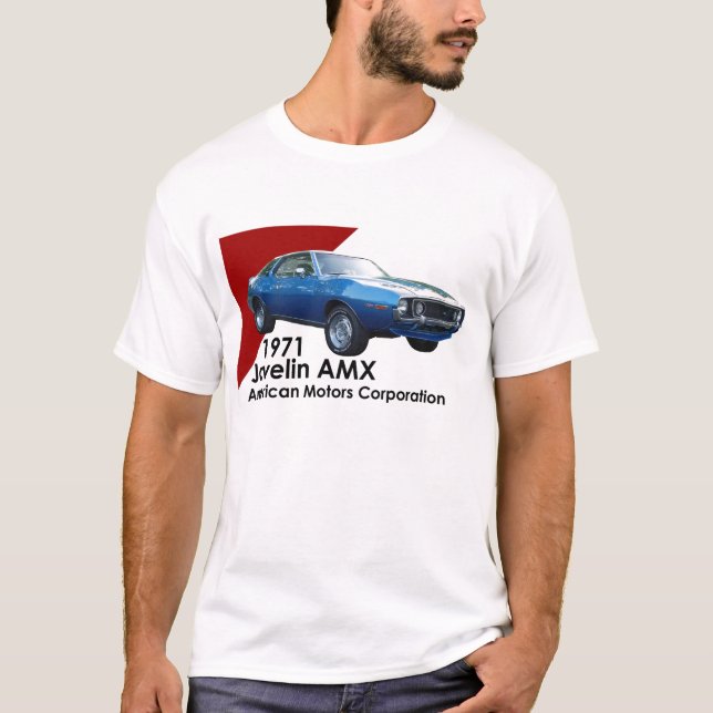 T-shirt Voiture 1971 de muscle du javelot AMX par AMC (Devant)