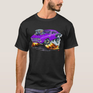 T-shirt Voiture 1971 de pourpre de Hemi Cuda