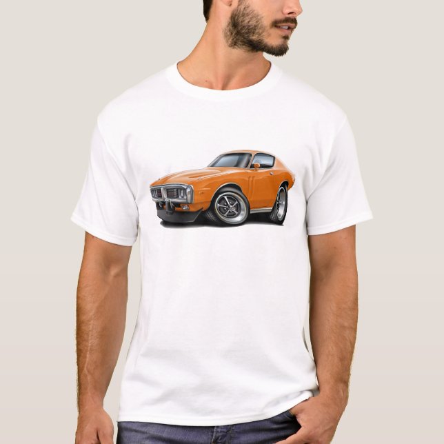 T-shirt Voiture 1973-74 d'orange de chargeur (Devant)