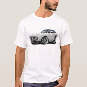 T-shirt Voiture 1973-74 supérieure Blanc-Noire de chargeu
