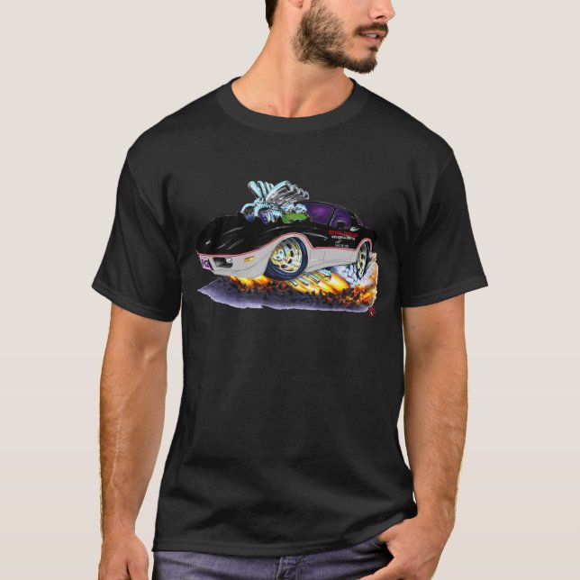T-shirt Voiture 1978 de pas de Corvette Indy (Devant)