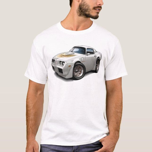 T-shirt Voiture 1979-81 de blanc du transport AM (Devant)