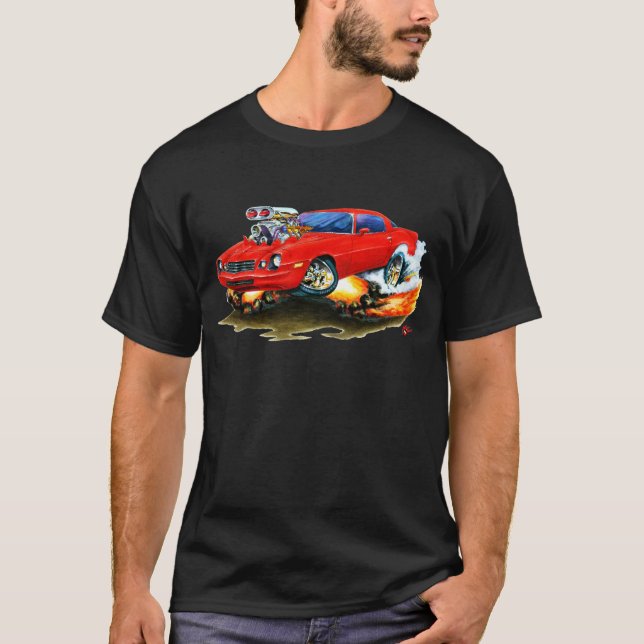 T-shirt Voiture 1979-81 de rouge de Camaro (Devant)