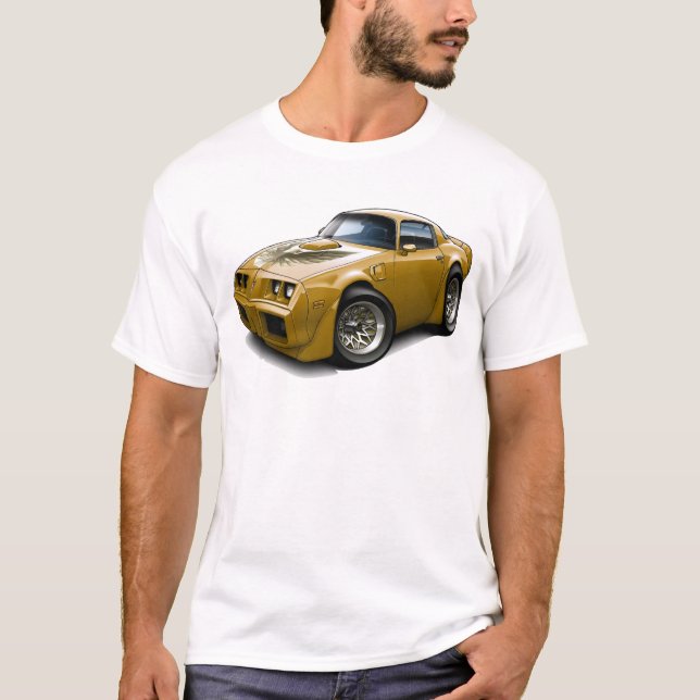 T-shirt Voiture 1979-81 d'or du transport AM (Devant)