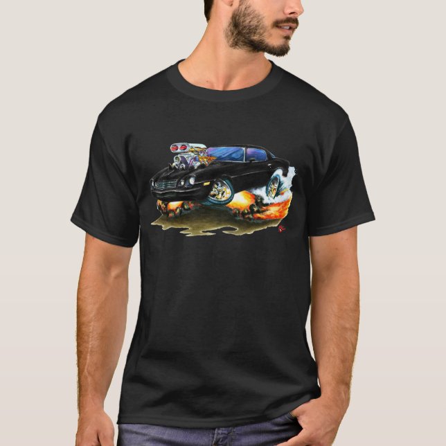 T-shirt Voiture 1979-81 noire de Camaro (Devant)