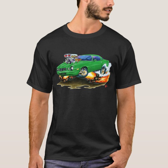 T-shirt Voiture 1979-81 verte de Camaro (Devant)