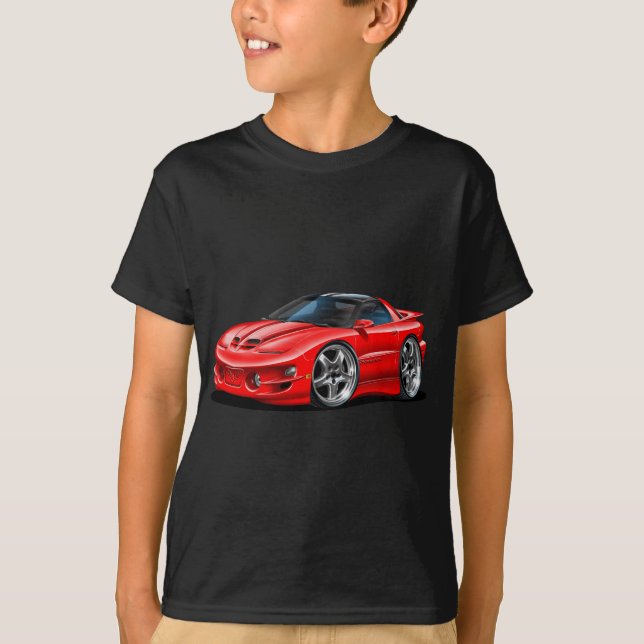 T-shirt Voiture 1998-02 de rouge du transport AM (Devant)