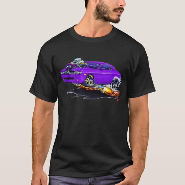 T-shirt Voiture 2008-10 de pourpre de challengeur (Devant)