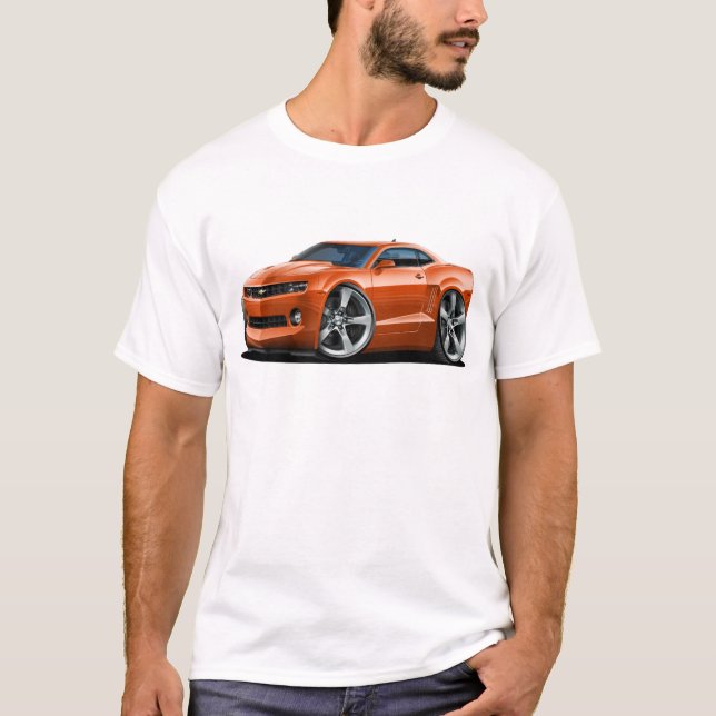 T-shirt Voiture 2010-12 d'orange de Camaro (Devant)