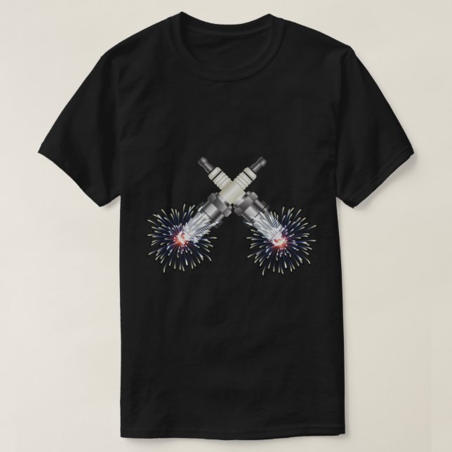 T-shirt Voiture à bougie (Design devant)