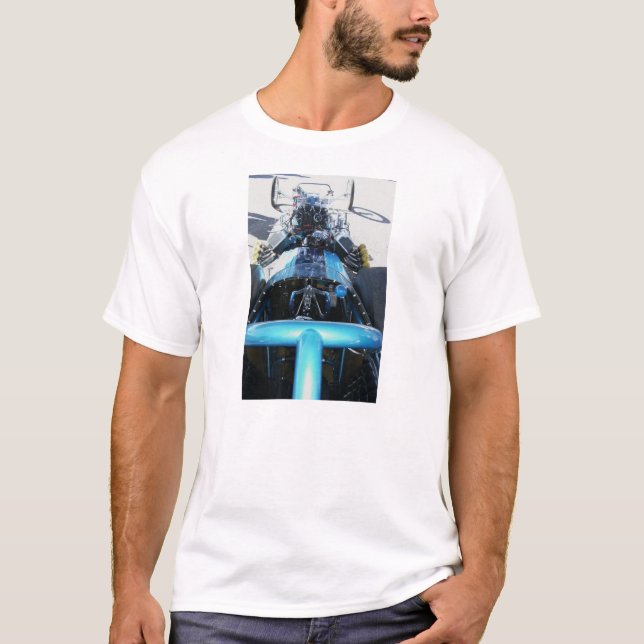 T-shirt Voiture à moteur gonflé avant de moteur (Devant)