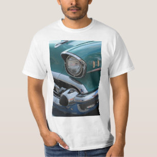 T-shirt Voiture classique bleue