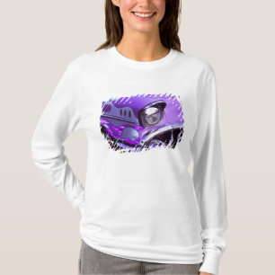 T-shirt Voiture classique : Chevrolet avec capot en feu