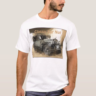 T-shirt Voiture classique, écrou classique de voiture