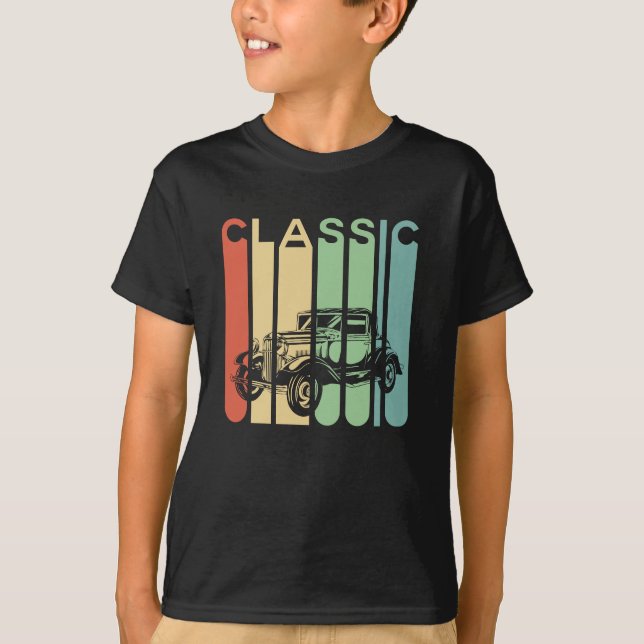T-shirt Voiture classique garçon (Devant)