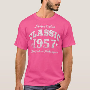 T-shirt Voiture classique Vintage de 65 ans 1957 65e anniv