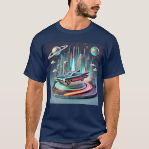 T-shirt Voiture Coupé Atomic Futuristic Big Fins