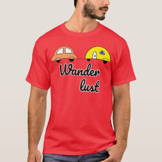 T-shirt Voiture de camping vintage Wander lust pour amateu