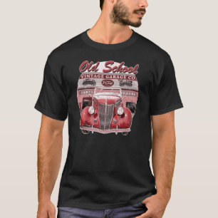 T-shirt Voiture de classique de vieille école