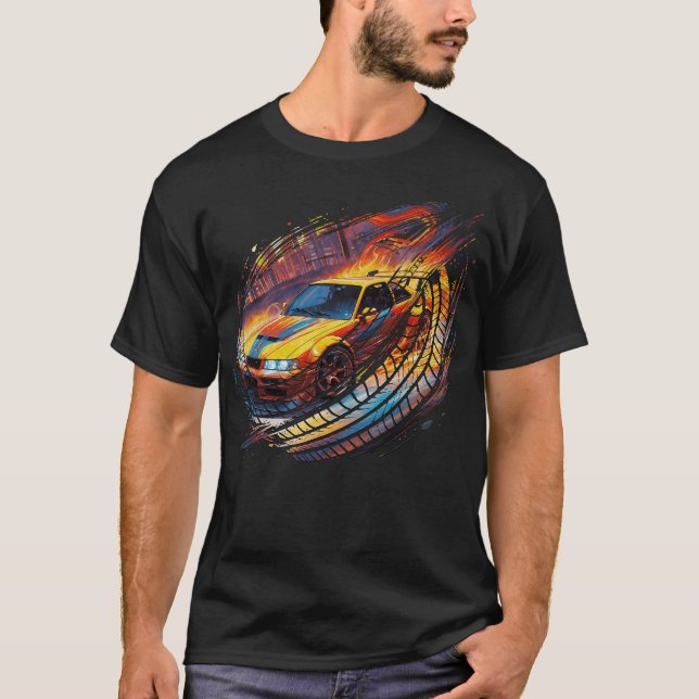T-shirt Voiture de conduite S2 (200) (Devant)
