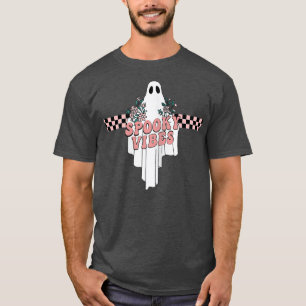 T-shirt Voiture de course À damiers Vibes Déplaisantes Ret