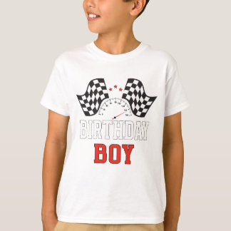 T-shirt Voiture de course Boy Race d'anniversaire Pilote d