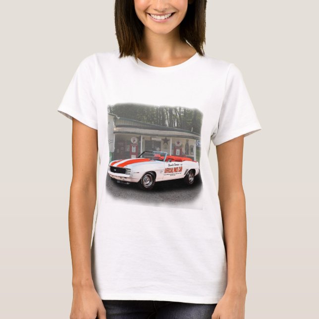 T-shirt Voiture de course Chevy Camaro 1969 (Devant)