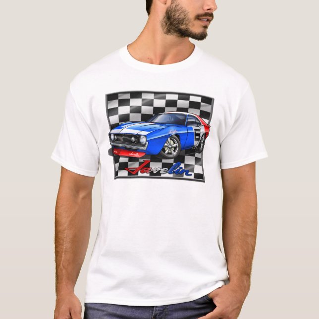 T-shirt Voiture de course de javelot d'AMC (Devant)