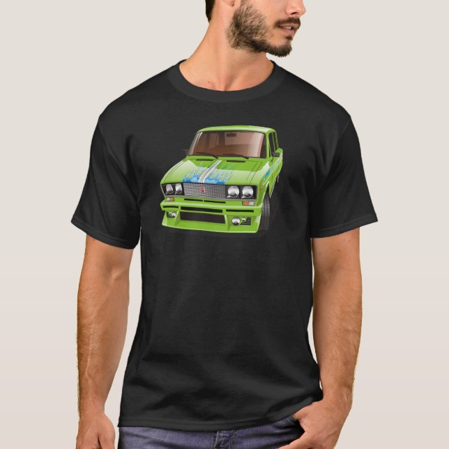 T-shirt Voiture de course de rue (Devant)