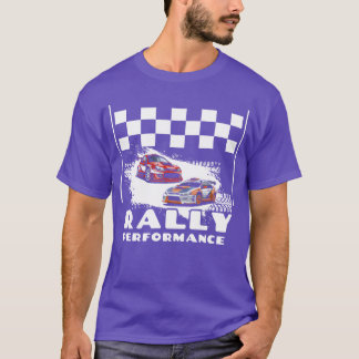 T-shirt Voiture de course Rally Performance Motorsport vin