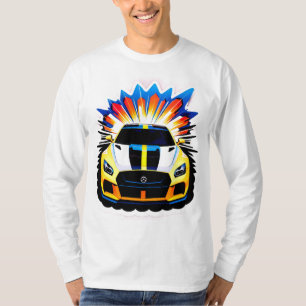 T-shirt Voiture de course vibrante