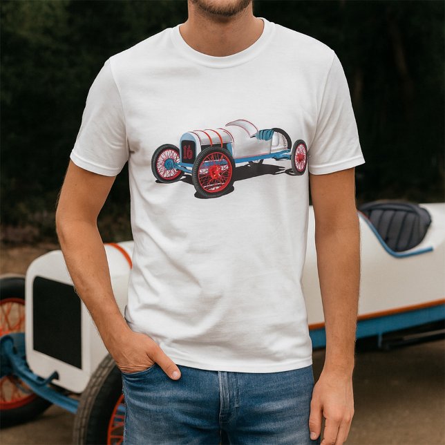 T-shirt Voiture de course vintage classique Auto (Créateur téléchargé)