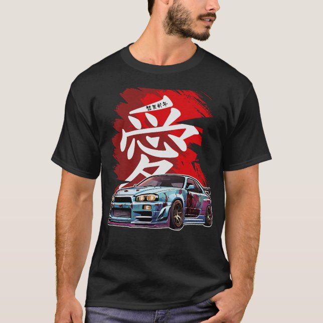 T-shirt Voiture de dérive S2 (91) (Devant)