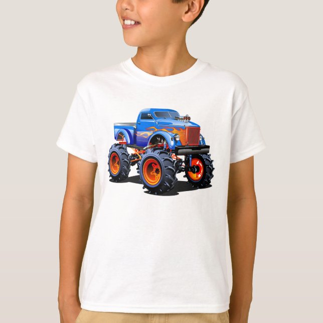 T-shirt Voiture de dessin (Devant)