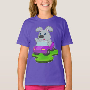 T-shirt Voiture de lapin