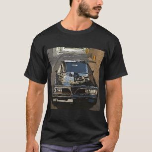 T-shirt voiture de muscle usa classique des années 70 80 F