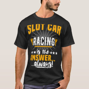 T-shirt Voiture de piste de course de piste de course à ma