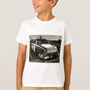 T-shirt Voiture de police vintage