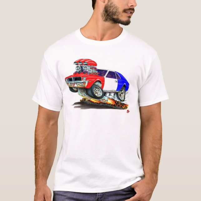 T-shirt Voiture de RedWhiteBlue de javelot d'AMC (Devant)